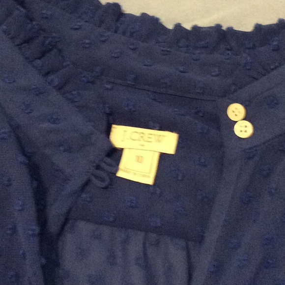 J. Crew Blue Blouse - Picture 2 of 4